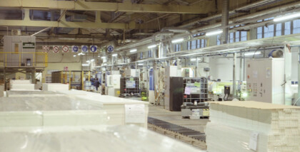 Ikea furniture production line