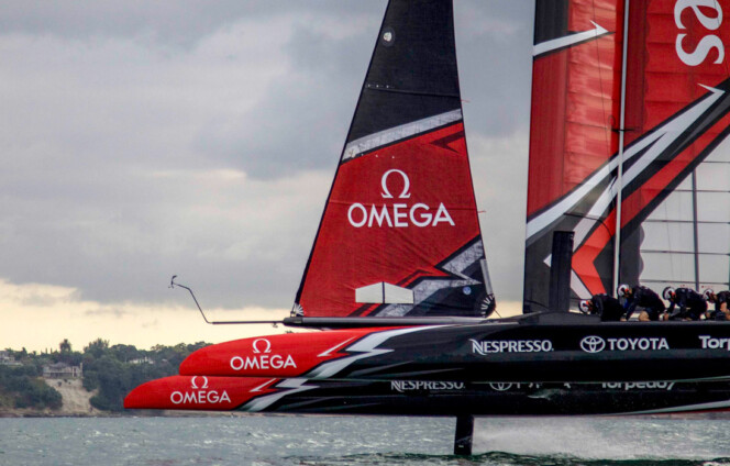 Emirates Team Nz Bison Container Weighing Banner